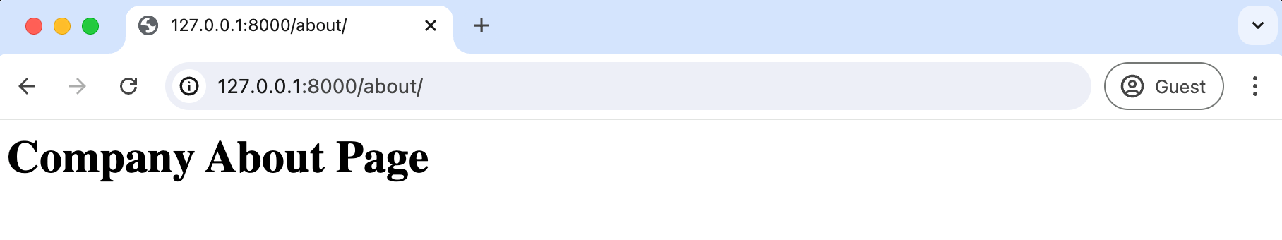 公司关于页面